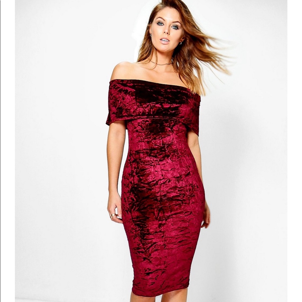 Women’s Fashion Velvet Dress
